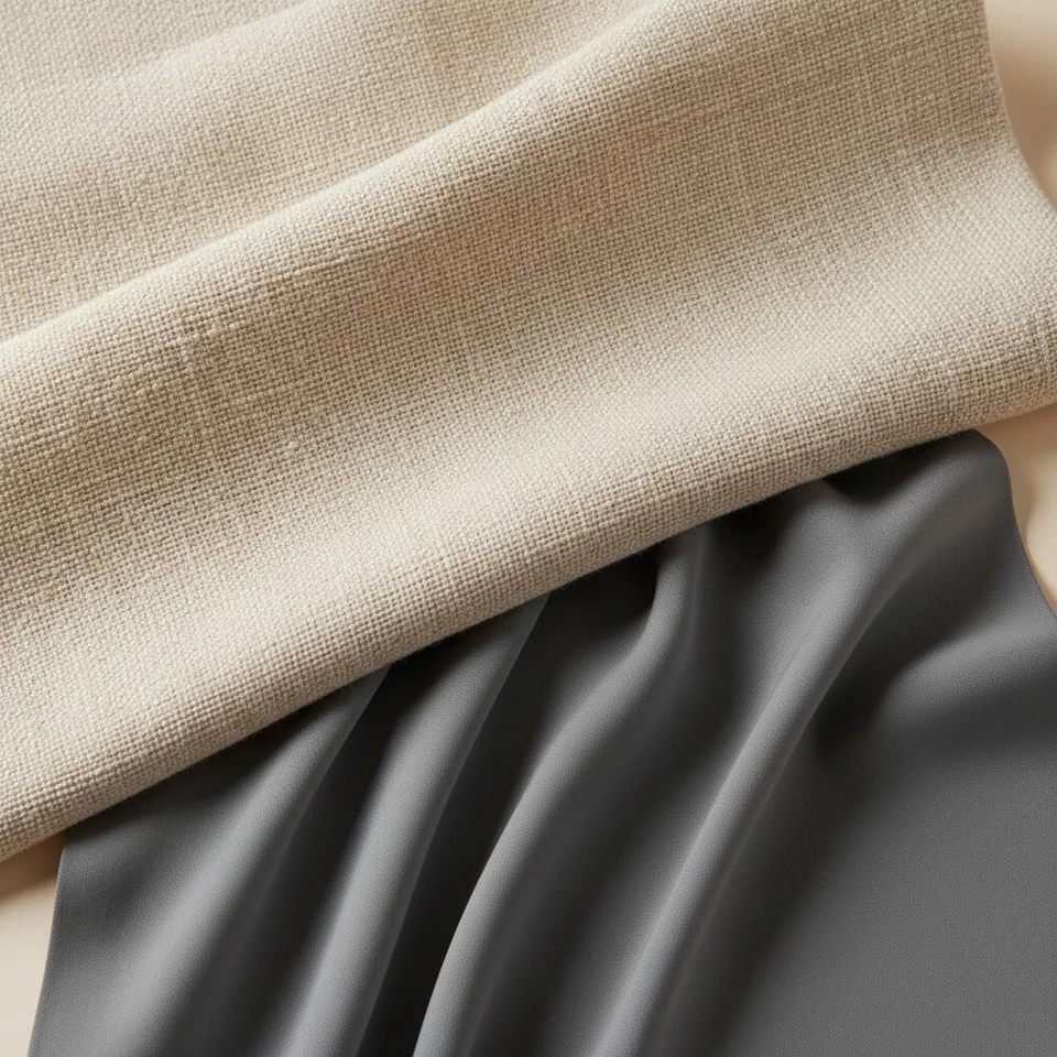 Abstract unmarked tailoring still life — illustrative, not a photograph of business premises